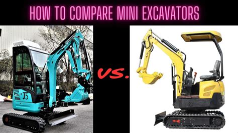 mini excavator comparison|strongest mini excavator.